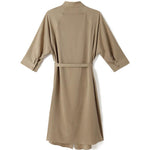 Silk Belted Shirt Dress GOELIA