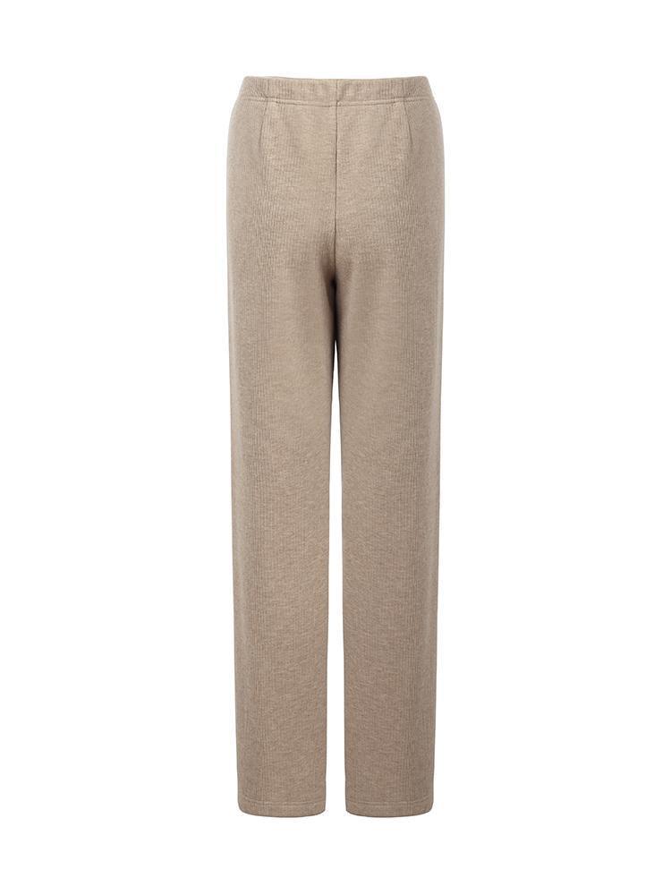 Knit Straight Full Length Pants GOELIA