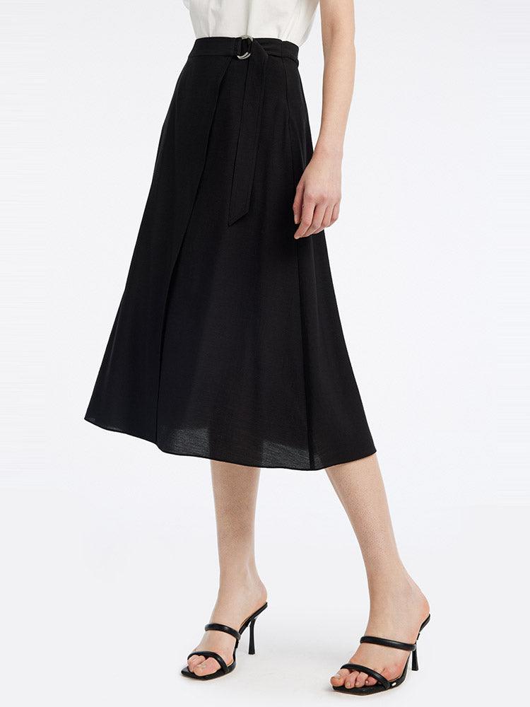 Acetate A-line Skirt GOELIA