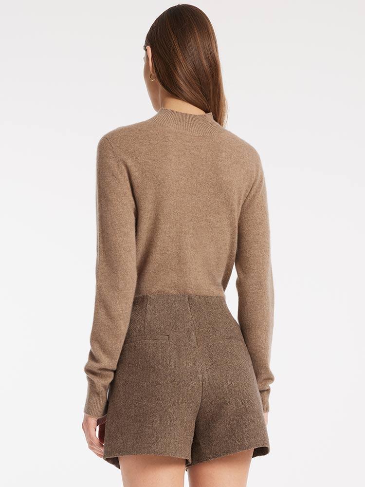 Mock Neck Cashmere Sweater GOELIA