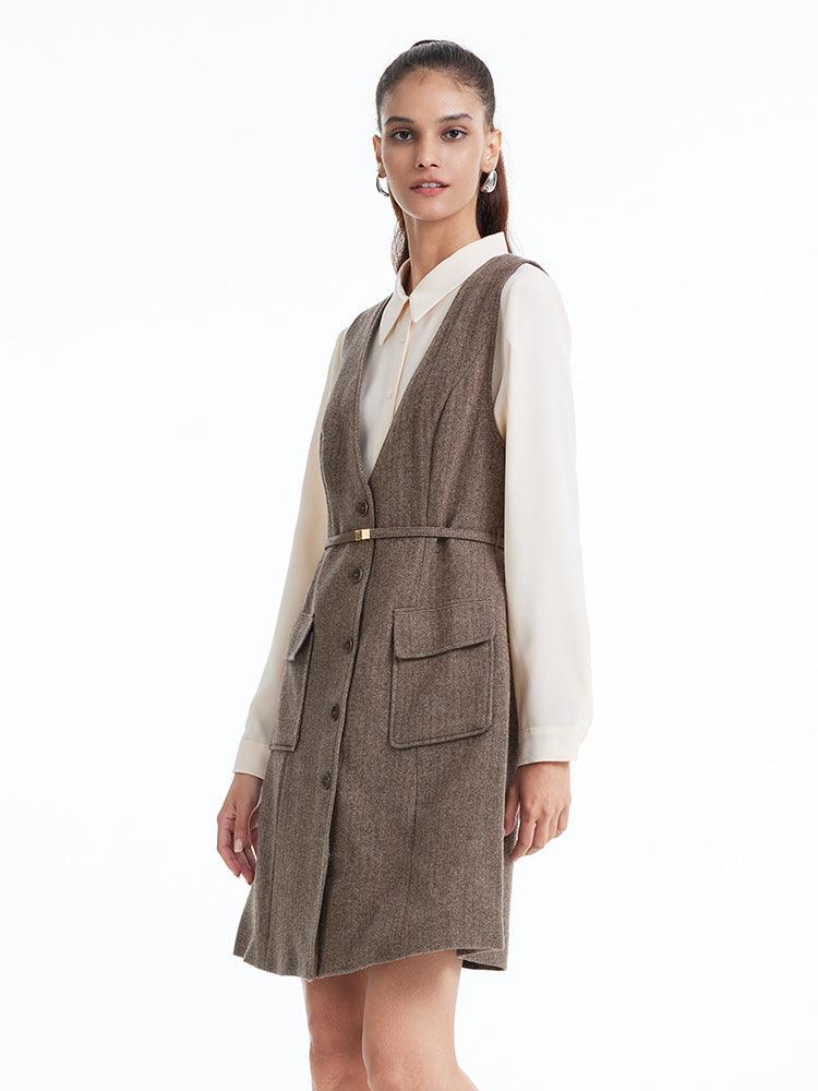 Washable Wool Two-piece Suit GOELIA