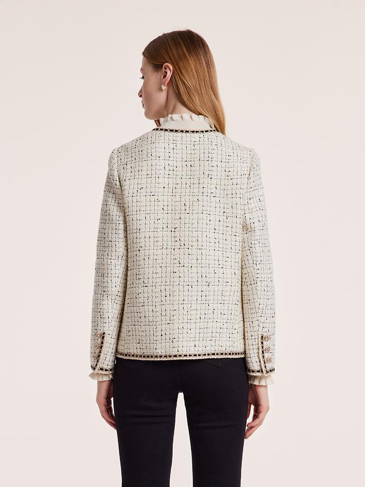 Wool-Blend Tweed Jacket With Bag GOELIA