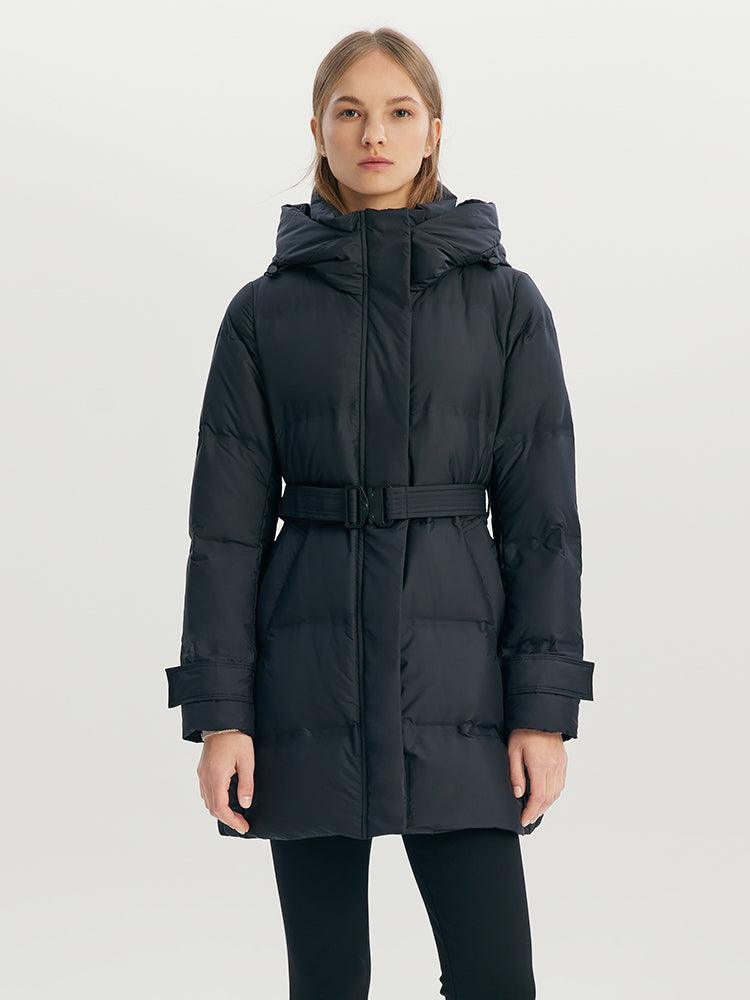 Stand Collar Slim Goose Down Jacket GOELIA