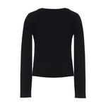 Tencel And Wool Square Neck Top GOELIA
