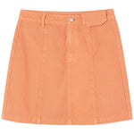 Orange Denim A-Line Skirt GOELIA