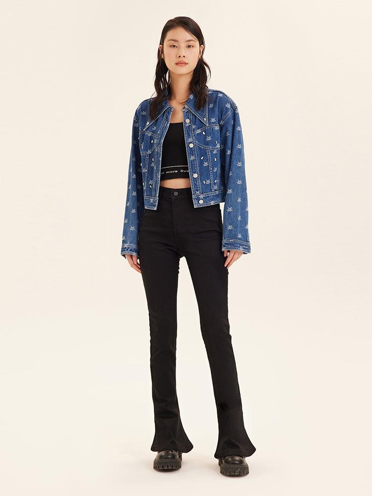 Diamonds Crop Jacket GOELIA