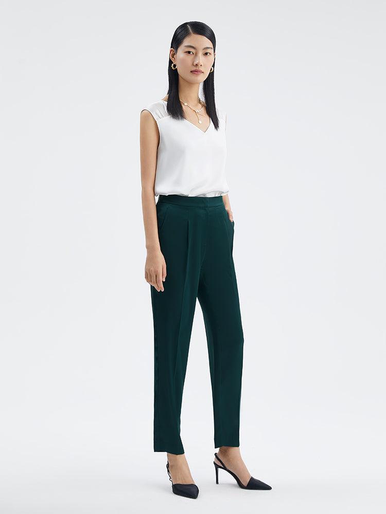 Triacetate Tapered Pants GOELIA