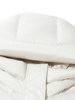 Pearl Patch Pocket Hooded Goose Down Garment GOELIA