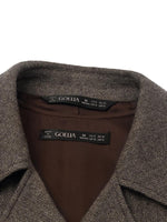 Washable Wool Crop Jacket And Vest Dress Suit GOELIA