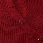 Detachable Sleeve Woolen Round Neck Sweater GOELIA