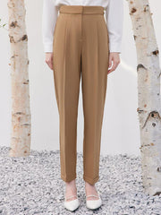 Caramel Color Ankle Length Pants GOELIA