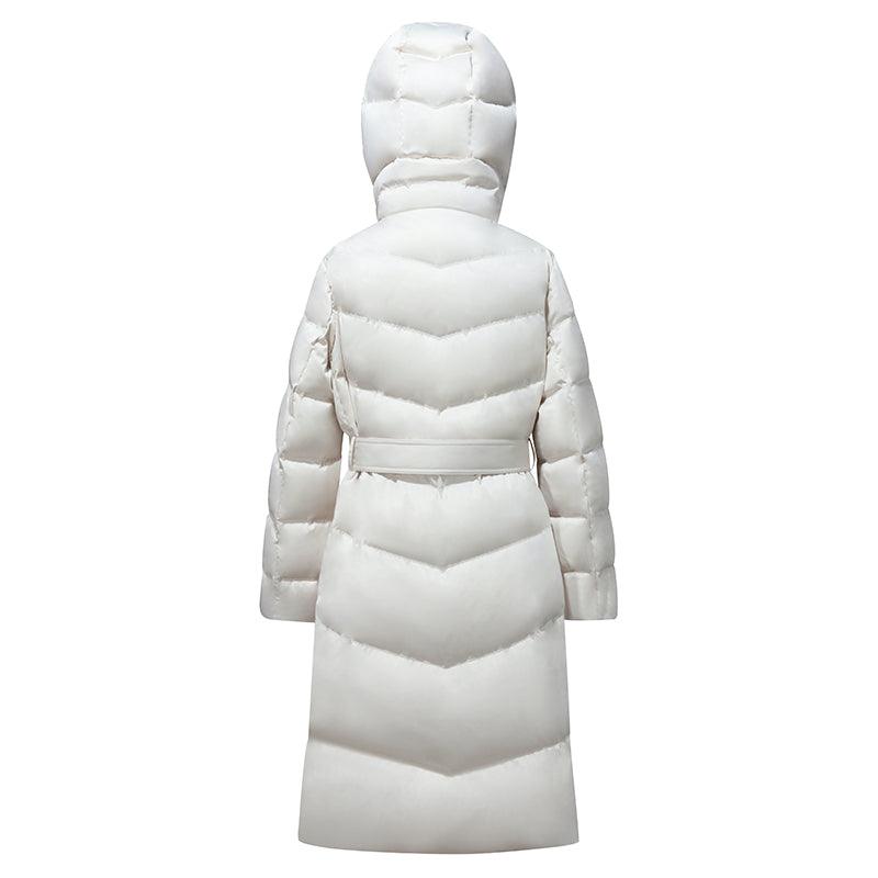 Fox Fur Silm-Fit Goose Down Coat GOELIA