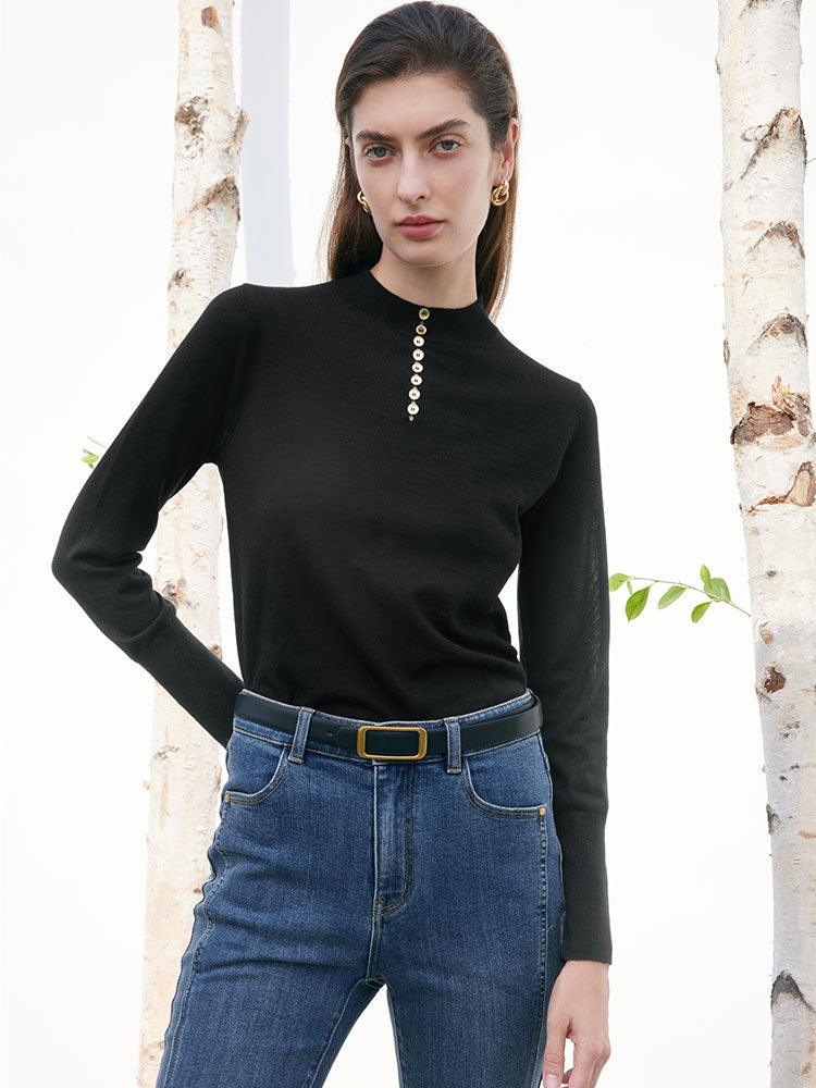 Pre-Order Woolen Slim Top GOELIA