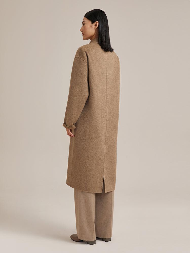 Pure Cashmere Woolen Coat GOELIA