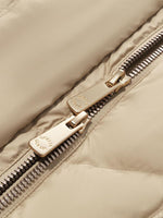 Drawstring Hooded Short Goose Down Garment GOELIA