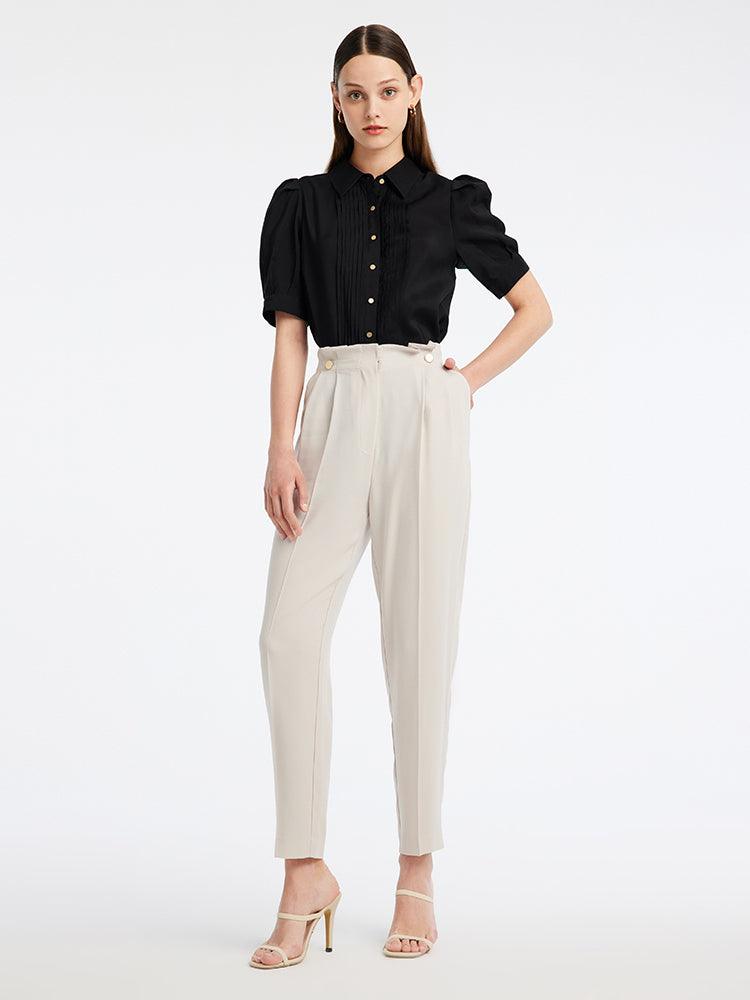 High-waisted Pipe Pants GOELIA