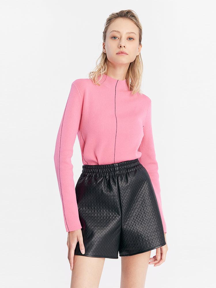 Pink Slim-Fit Knitwear GOELIA