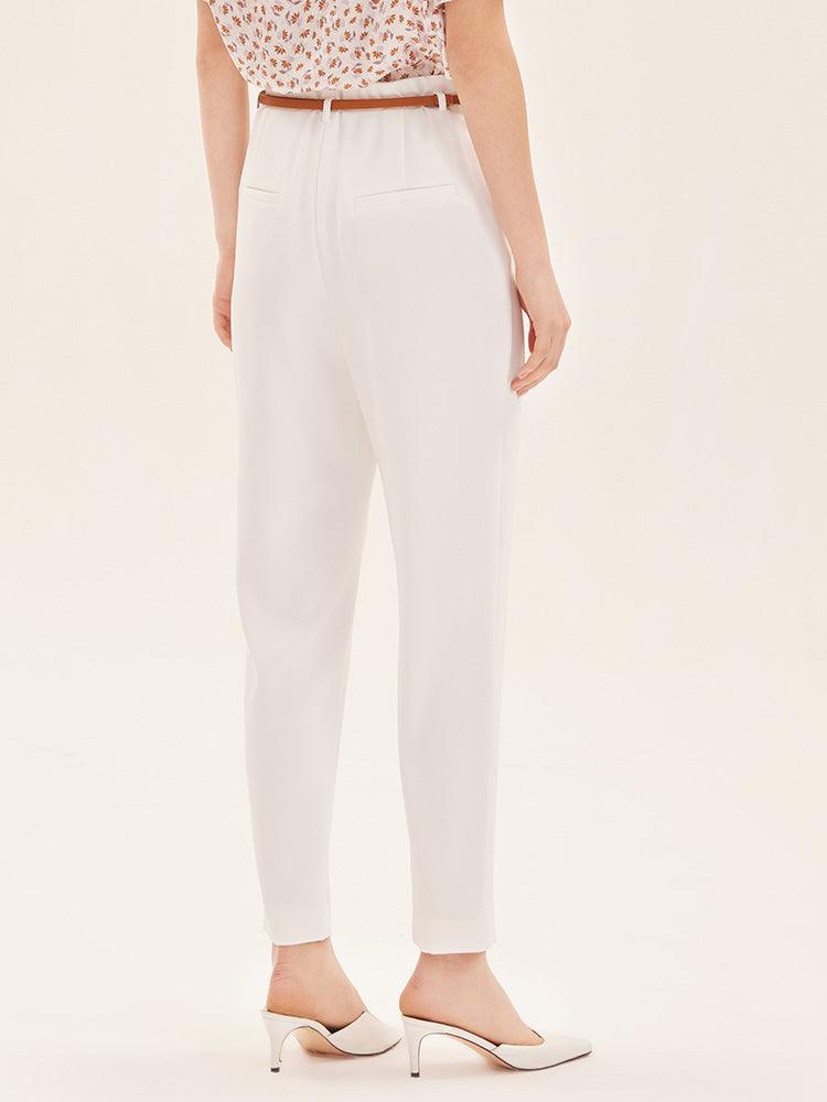 Tapered Pants With Belt GOELIA