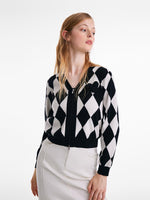 Tencel Woolen Cardigan With A Detachable Brooch GOELIA