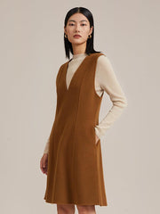 100% Wool Jumper Dress GOELIA