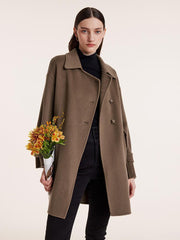 Tencel Woolen Double-Faced Coat GOELIA