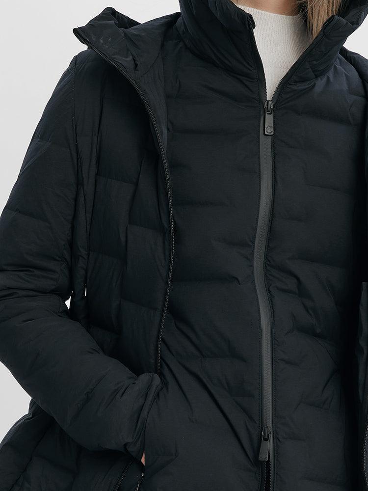 Mid-Length Lightweight Goose Down Jacket GOELIA