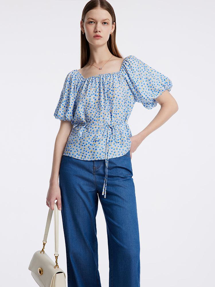 16.5 Momme Silk Woven Blouse GOELIA