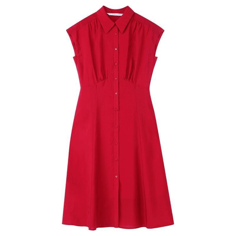 Tencel Shirt-style Dress GOELIA