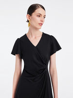 Knitted Pleated Dress GOELIA