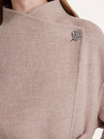 Mid-Length Wool And Cashmere Coat With Belt GOELIA