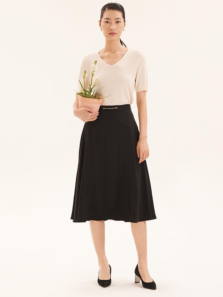 A-Line Triacetate Skirt GOELIA