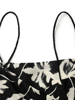Triacetate Spaghetti Strap Dress And Silk Scarf Two-Piece Set GOELIA