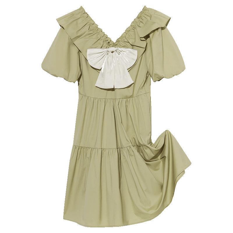 Ruffle Collar Princess dress (with bowknot) GOELIA