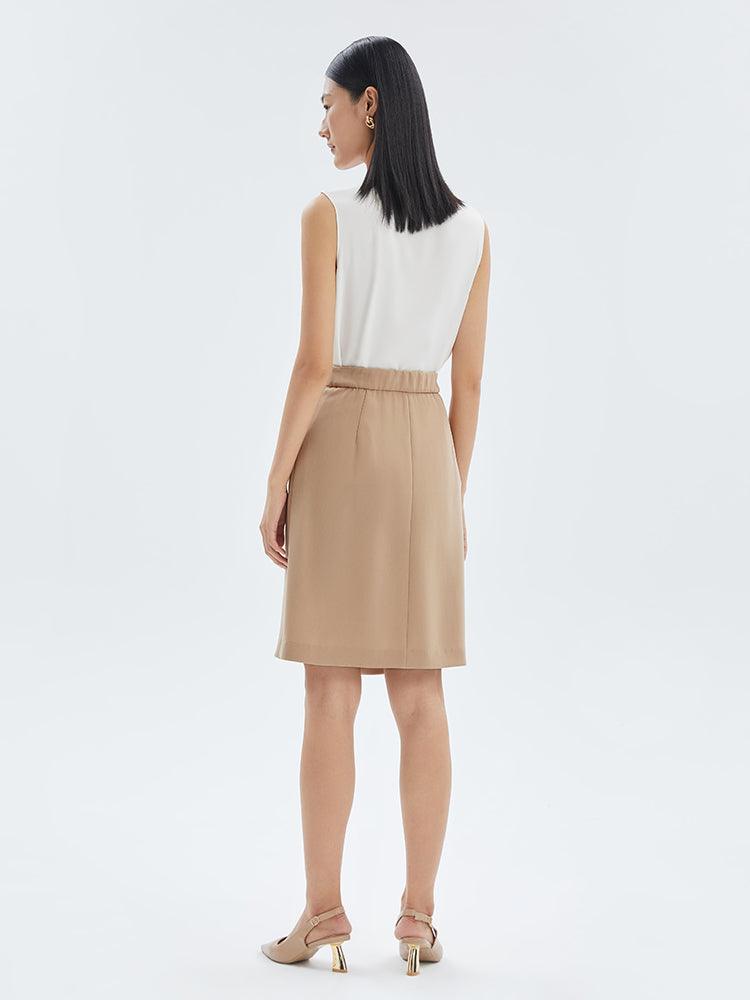 Acetate Double-layer Skirt GOELIA