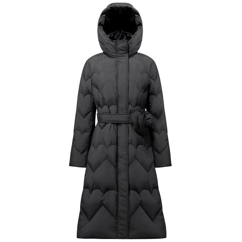 Slim Long Goose Down Coat??With Purse?????¨¬?o? GOELIA