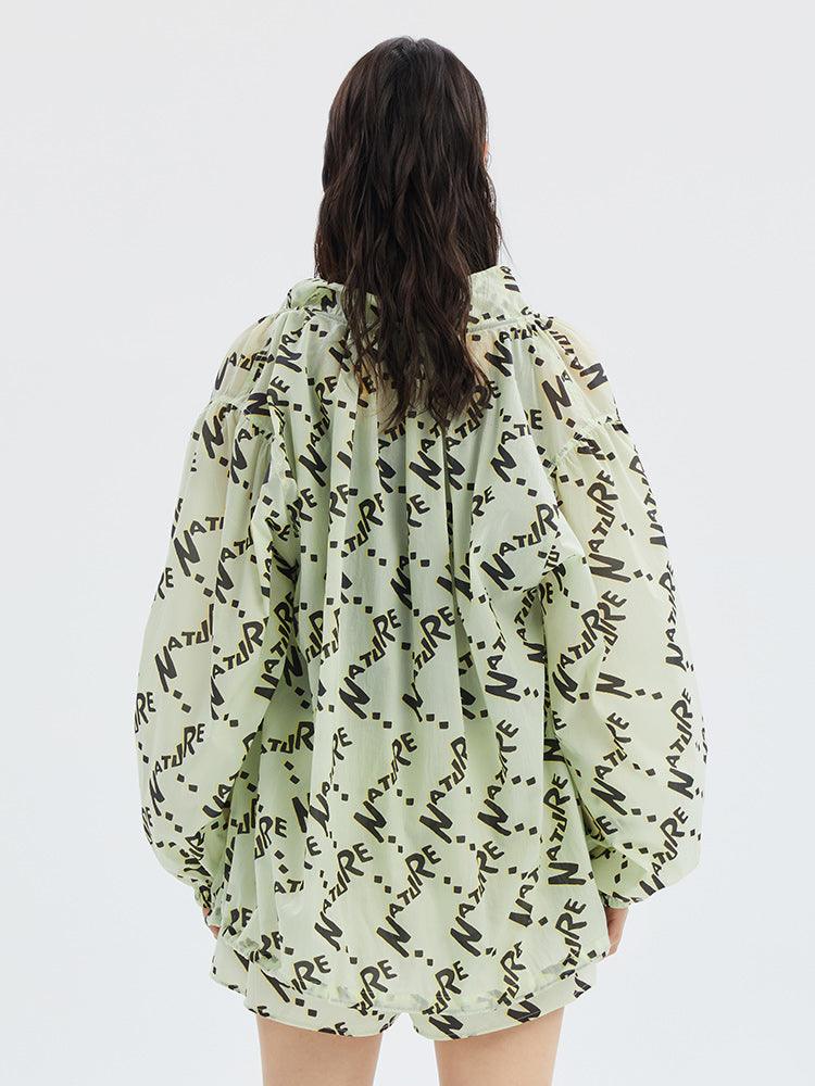 Sunproof Printed Oversized Jacket GOELIA