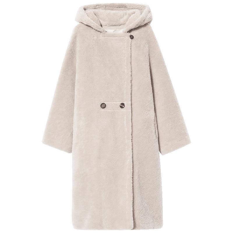 Teddy Lamb Wool  Coat GOELIA