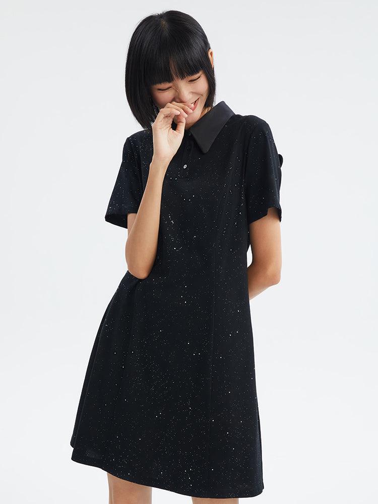 Sequins Woven Dress GOELIA