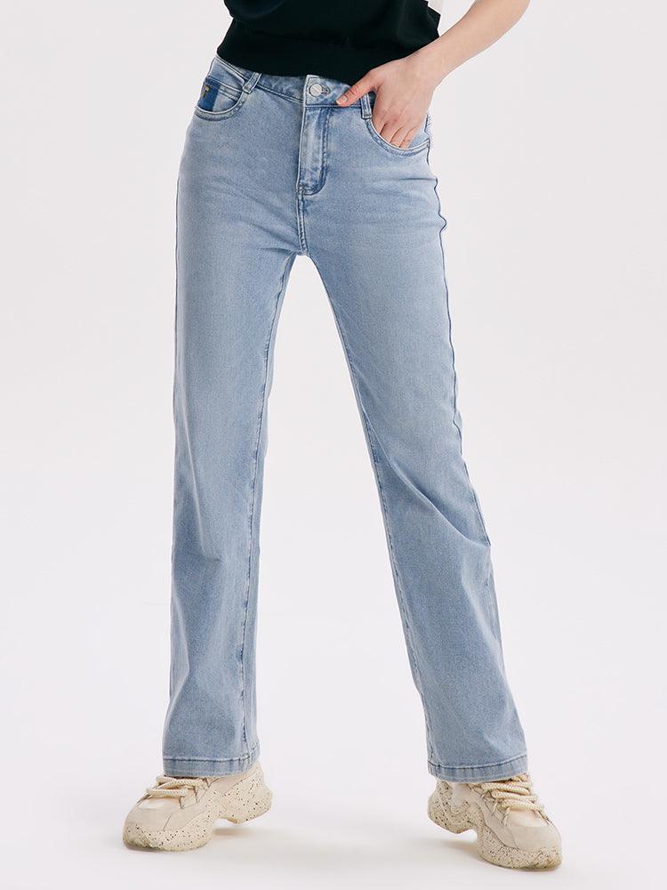 Flared Slim Full Length Jeans GOELIA