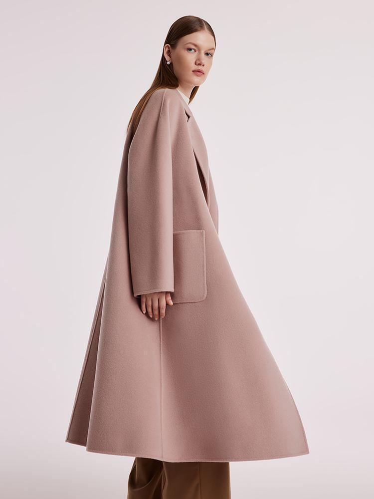 Pure Cashmere Tie-up Coat GOELIA