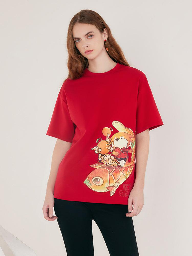 Cartoon Print T-shirt GOELIA