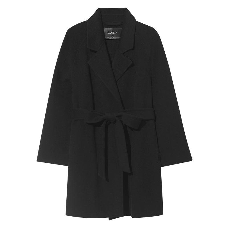 Mid-Length Silk & Wool Coat GOELIA