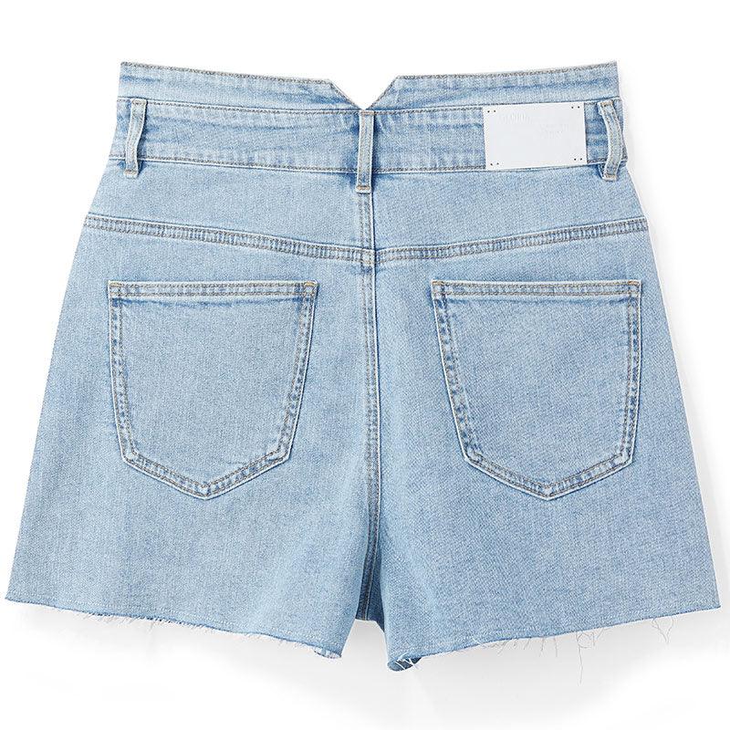 Acetate High-Waist Shorts GOELIA