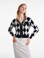 Tencel Woolen Cardigan With A Detachable Brooch GOELIA