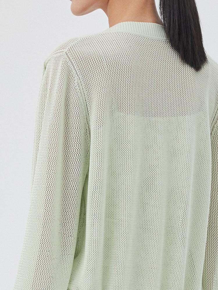 Mesh Oversized Cardigan GOELIA