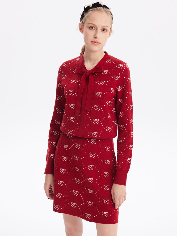 Tencel & Wool Jacquard Suit GOELIA