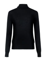 Machine Washable Wool Seamless Turtleneck Sweater GOELIA