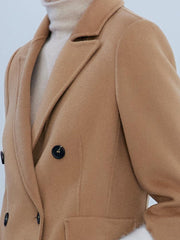 Cashmere Double Woolen Coat GOELIA