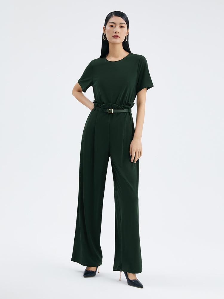 Triacetate Knit Jumpsuit GOELIA