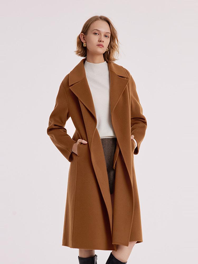 Wool And Cashmere Double-Faced Coat GOELIA